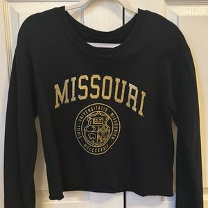 Cropped Mizzou sweatshirt